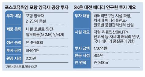 K배터리 국내 양극재·randd에 또 1조 투자 매일경제