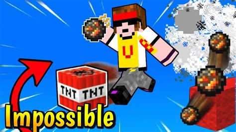 The Best TNT Fireball Jump In Minecraft Minecraft Best Clutches