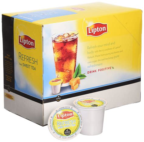 Lipton Refresh Iced Sweet Tea K Cup Portion Pack For Keurig Brewers 88