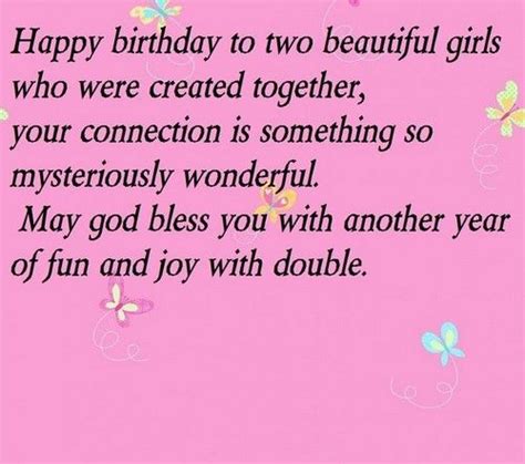 Pin By Suyapa On Sister Birthday Wishes For Twins Birthday Quotes