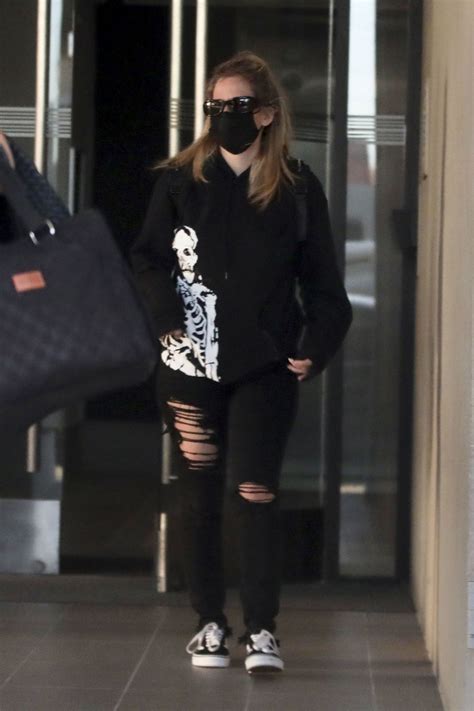 AVRIL LAVIGNE Out and About in Los Angeles 11/01/2023 – HawtCelebs