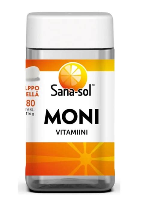 Мультивитамины и иммунитет Sana-Sol Monivitamiini 180tab 5702071381327