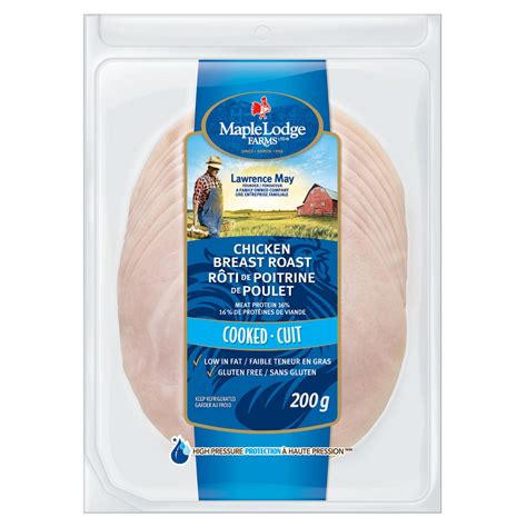 Maple Lodge Farms Cooked Chicken Breast Roast Sliced Walmart Canada