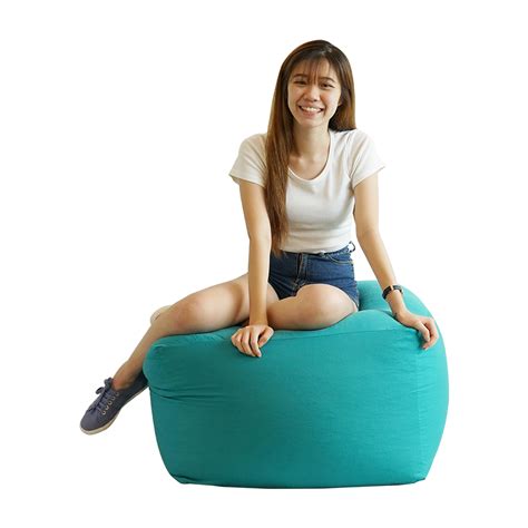 Flexa Spandex Bean Bag By Sg Beans Teal Micro Eps Beans Filling Dt