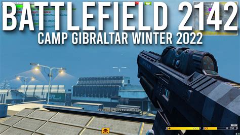 Battlefield 2142 Multiplayer In 2022 Camp Gibraltar Winter Gameplay