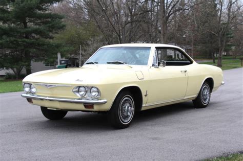 1965 Chevrolet Corvair Monza Sport Coupe Yellow Low Mileage Classic