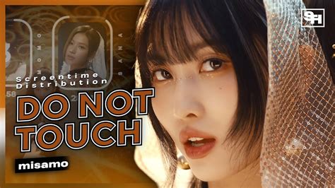 DO NOT TOUCH By MISAMO Solo Focus Screentime Distribution YouTube