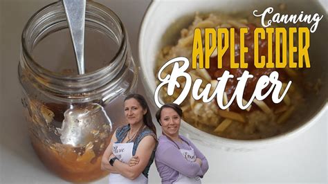 Apple Cider Butter Canning Recipe Youtube