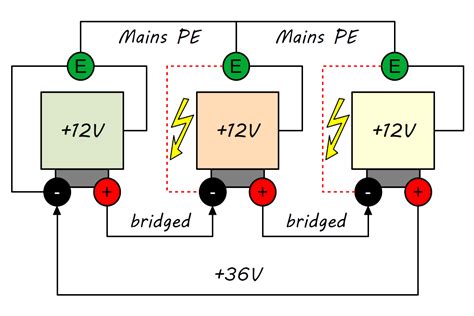 Make A V Power Supply From Two V Supplies Makenotes De