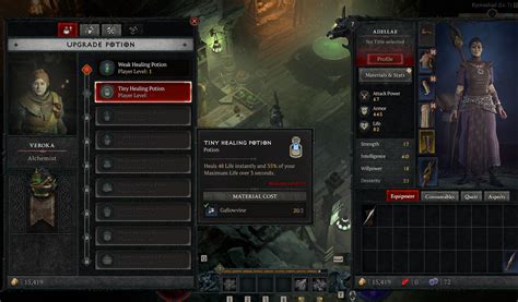 How To Upgrade Health Potions In Diablo 4