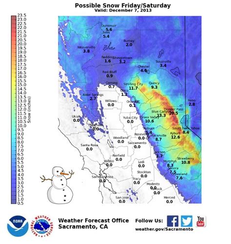 Up to 20" of Snow for Tahoe Tomorrow | Snow Levels Down to 500'... - SnowBrains