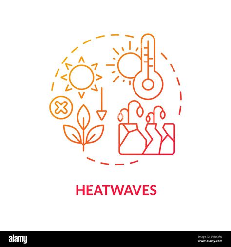 Thin Line Heatwave Icon Heatflation Concept Stock Vector Image Art