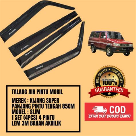 Jual TALANG AIR MOBIL KIJANG SUPER MODEL SLIM Panjang Pintu Tengah