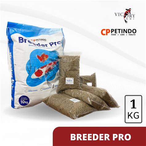 Jual Pakan Koi BREEDER PRO Repack 1 Kg Makanan Ikan Maskoki Arwana