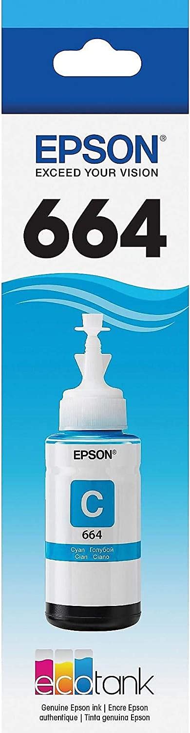 Amazon Epson Ecotank Ink Ultra High Capacity Bottle Cyan