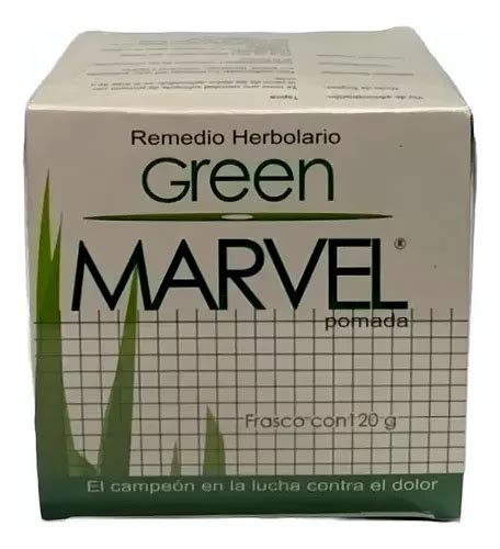 Pomada Green Marvel Aux Para Dolores Articulares Musculares Mercadolibre