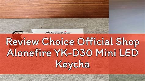 Review Choice Official Shop Alonefire YK D30 Mini LED Keychain USB