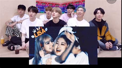 Bts Reaction Blackpink Fmv Youtube