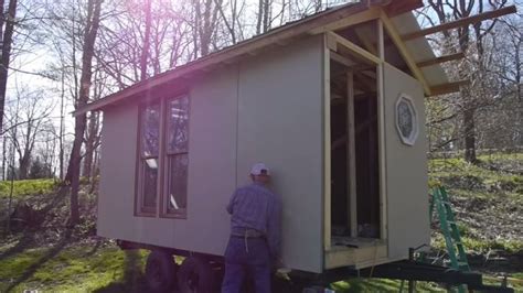 How He Built A Tiny House From The Ground Up Start To Finish