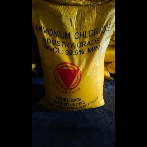 Jual Ammonium Chloride NH4Cl Tech Grade 25kg Zak Jakarta Makro