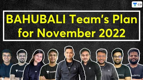 Bahubali Team S Plan For November 2022 CA Foundation YouTube