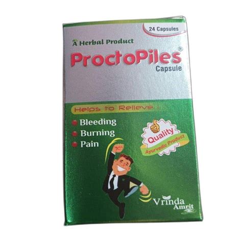 Herbal Procto Piles Capsules At Rs Box Herbal Piles Tablets In