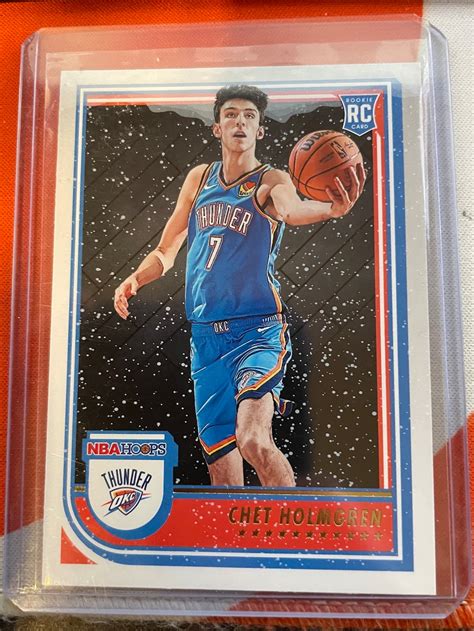 Panini Nba Hoops Rookies Winter Chet Holmgren Rc Nice Etsy