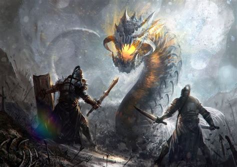 blue epic symphony dragon slayer gif dragon warrior gif artwork fantasy