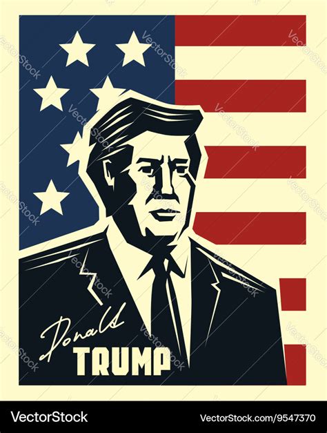 Donald Trump Royalty Free Vector Image Vectorstock