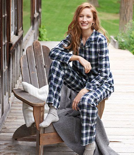 Womens Tartan Flannel Pajama Set Free Shipping At Llbean Flannel