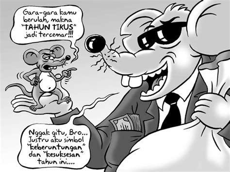 65 Galeri Gambar Gambar Kartun Tikus Koruptor Sketsa