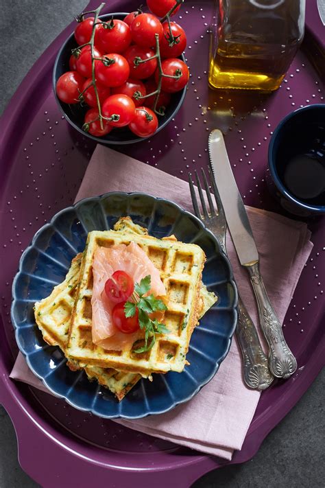 Gofres Salados De Patatas Y Espinacas Receta Sin Gluten