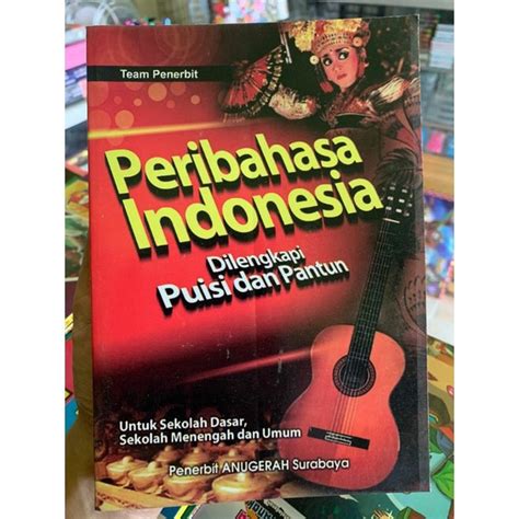 Jual Buku Peribahasa Indonesia Dilengkapi Puisi Dan Pantun Shopee