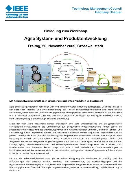 Einladung Zum Workshop Agile System Und Produktentwicklung