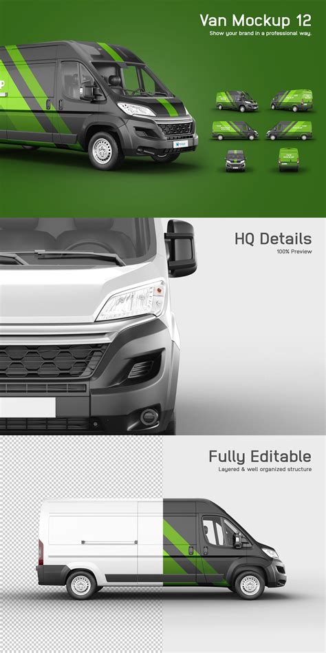 Van Mockup 12 | Advertising Mockups ~ Creative Market