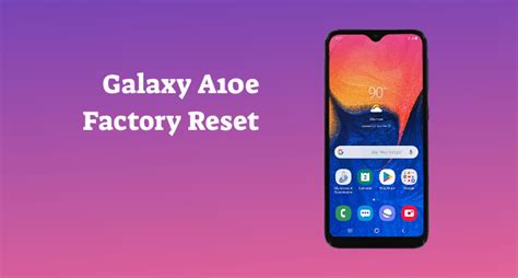 Samsung Galaxy A E Tutorial Safe Mode Recovery Mode Factory Reset