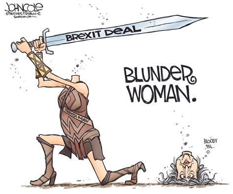 Political Cartoon World Theresa May Brexit Wonder Woman The Week