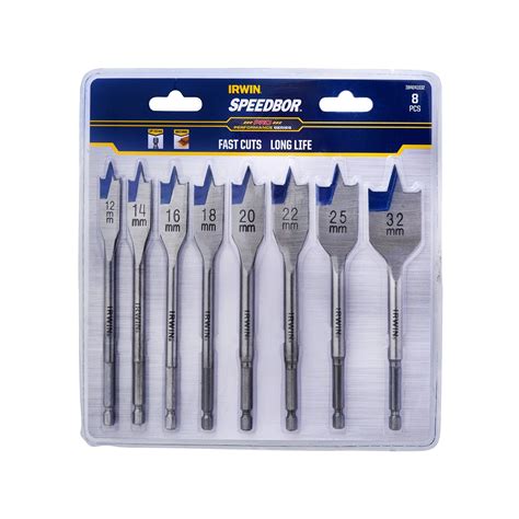 Irwin 8 Piece Spade Bit Set Bunnings Australia