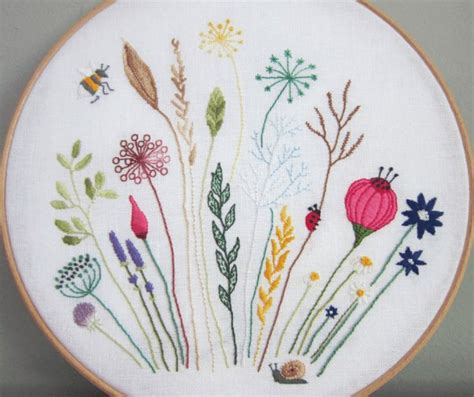 20+ Flower Embroidery Patterns - Cutesy Crafts