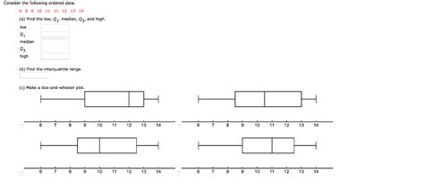 Solved Consider The Following Ordered Data A Find The Chegg