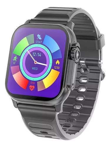 Smartwatch Reloj Inteligente Sumergible Deportivo Noga Sw18 Caja Negro