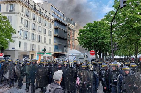 Manifestation contre le Rassemblement national à Paris la Préfecture