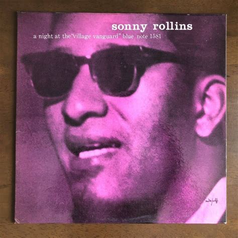 US盤 SONNY ROLLINS A NIGHT AT THE VILLAGE VANGURD BLUE NOTE BLP 63rd 片DG