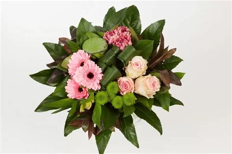 Boeket Roze Bloemen Klein Tuincentrum Thiels