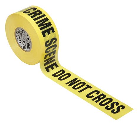 Ability One Barrier Tape Yellow 3 In X 1 000 Ft Crime Scene Do Not Cross 56hc02 9905 01 665