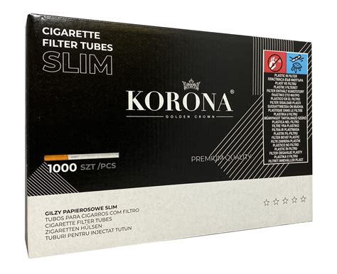 Korona Slim 1000ks cigaretové dutinky - Etabak.com