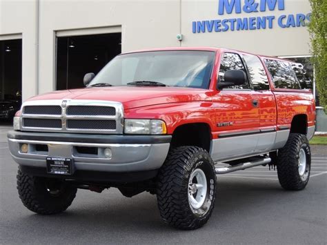 1998 Dodge Ram 1500 Laramie Slt Quad Cab 4x4 1 Owner Lifted