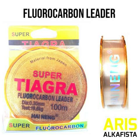 Jual Senar Pancing Fluorocarbon Leader SUPER TIAGRA 100 Meter Shopee