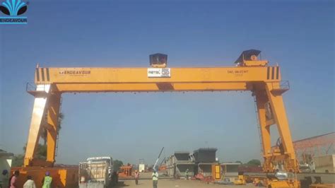 Double Girder Goliath Crane Load Capacity 40 Ton At 250000 In