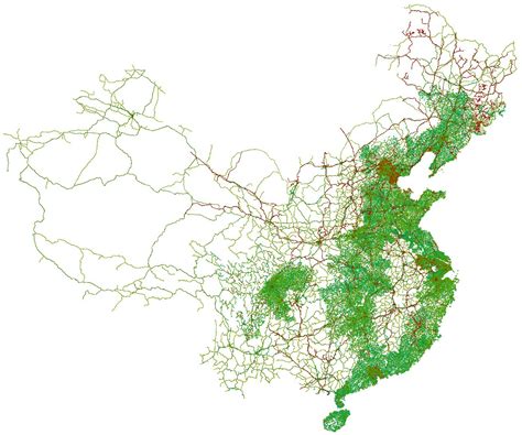 2007年全国各省市路网数据shp格式 数据汇